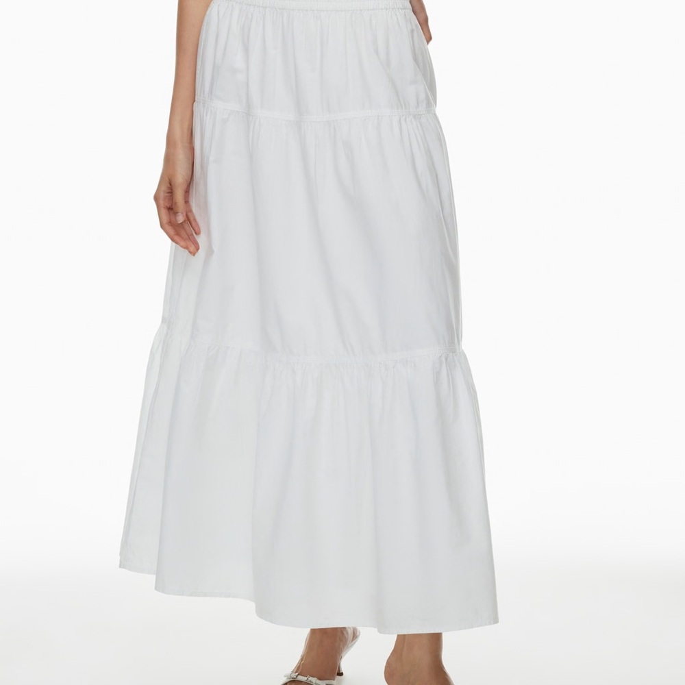 NWOT Aritzia Sunday Best Martine Poplin Skirt White Small